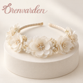 Orenvarden™ Ivory Blossom Pearl Headband