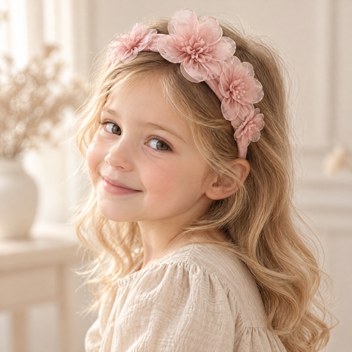 Orenvarden™ Blush Garden Floral Headband