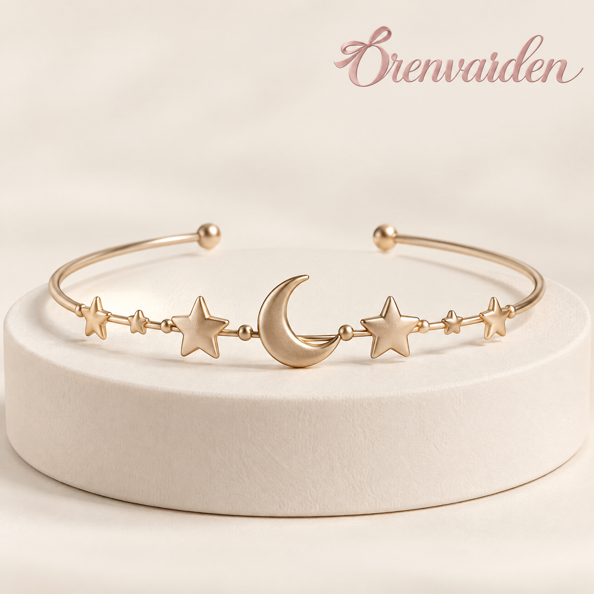 Orenvarden™ Celestial Moon & Star Cuff Bracelet