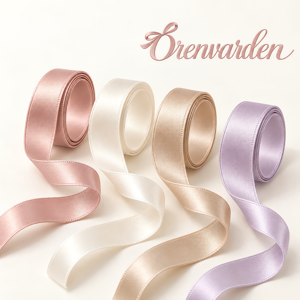 Orenvarden™ Pastel Satin Ribbon Collection