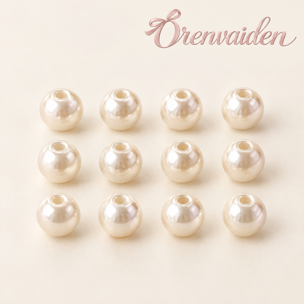 Orenvarden™ Ivory Pearl Craft Bead Set