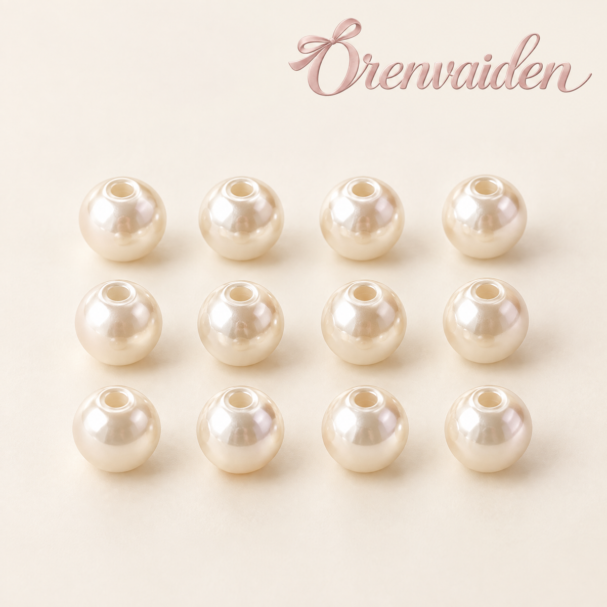 Orenvarden™ Ivory Pearl Craft Bead Set