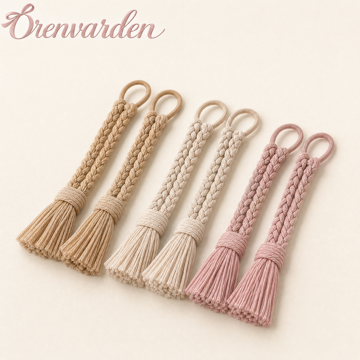 Orenvarden™ Braided Tassel Loop Set