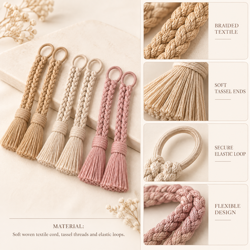 Orenvarden™ Braided Tassel Loop Set