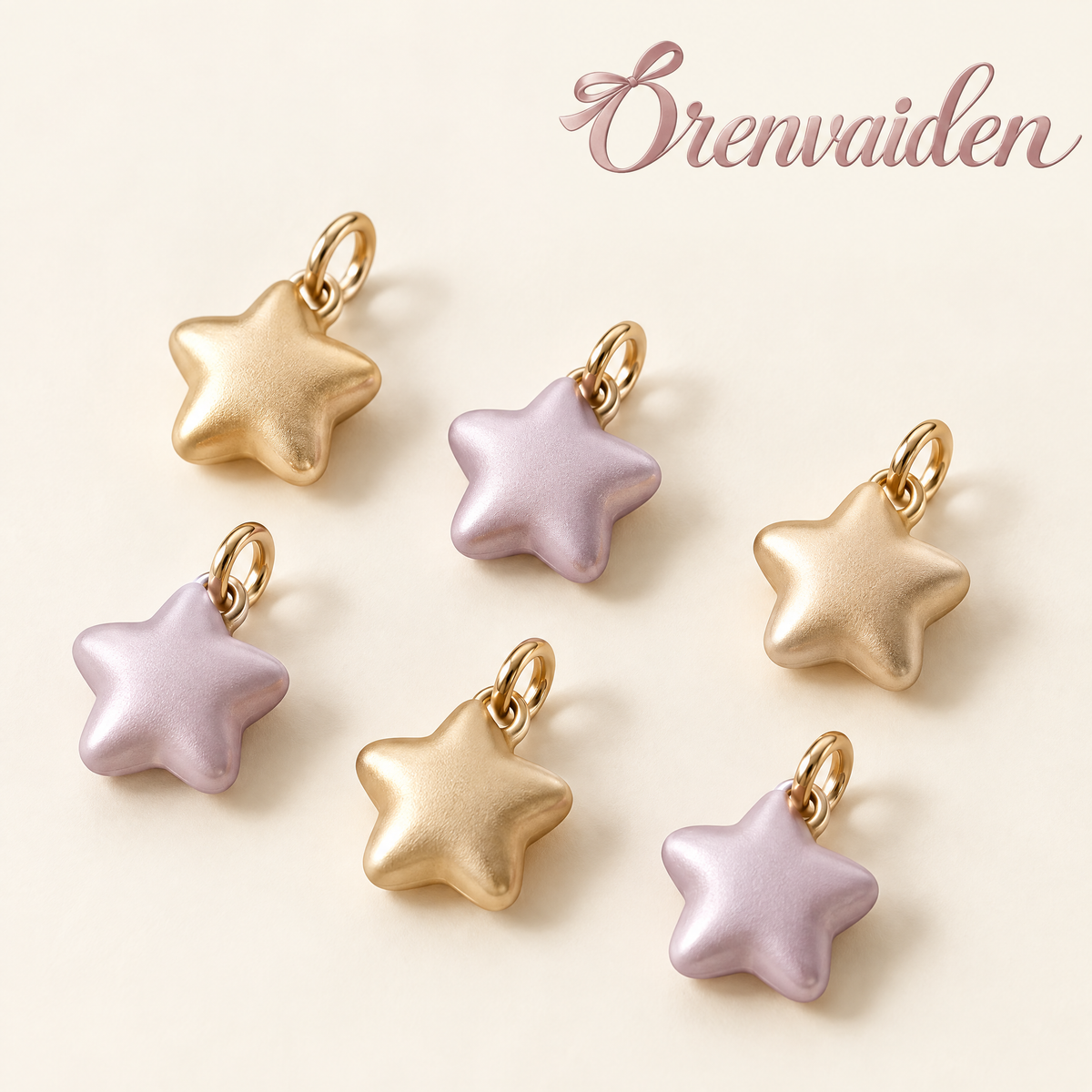 Orenvarden™ Pastel Star Charm Set