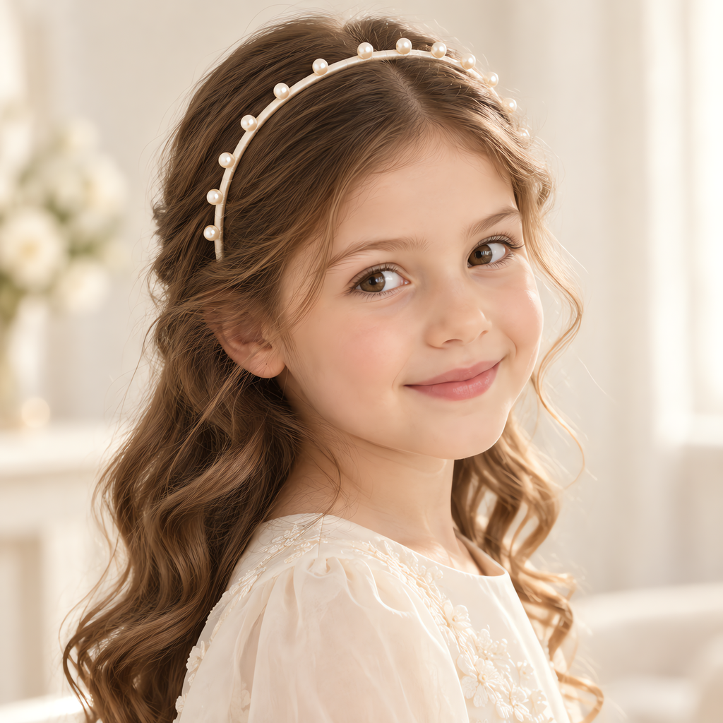 Orenvarden™ Pearl Accent Slim Headband