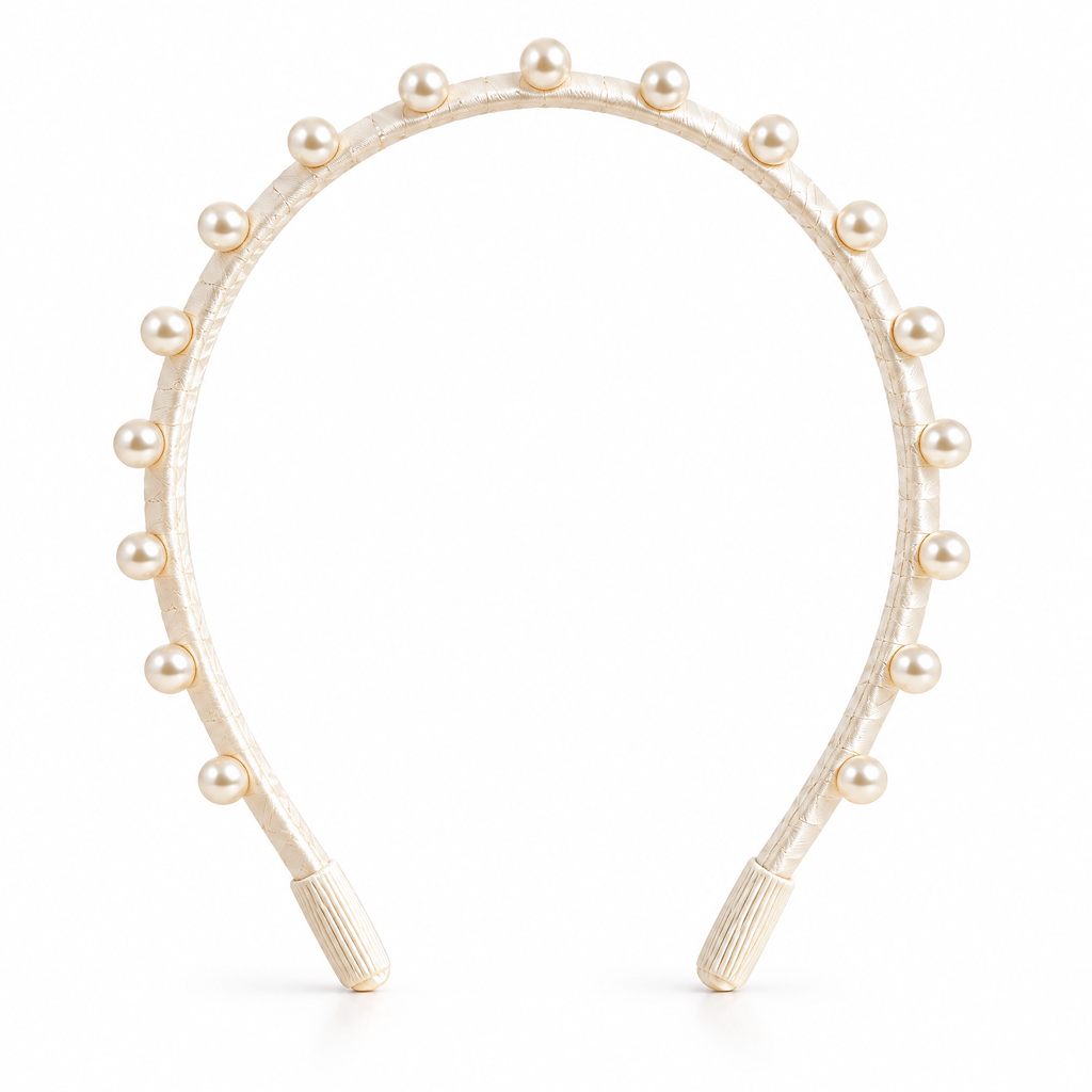 Orenvarden™ Pearl Accent Slim Headband