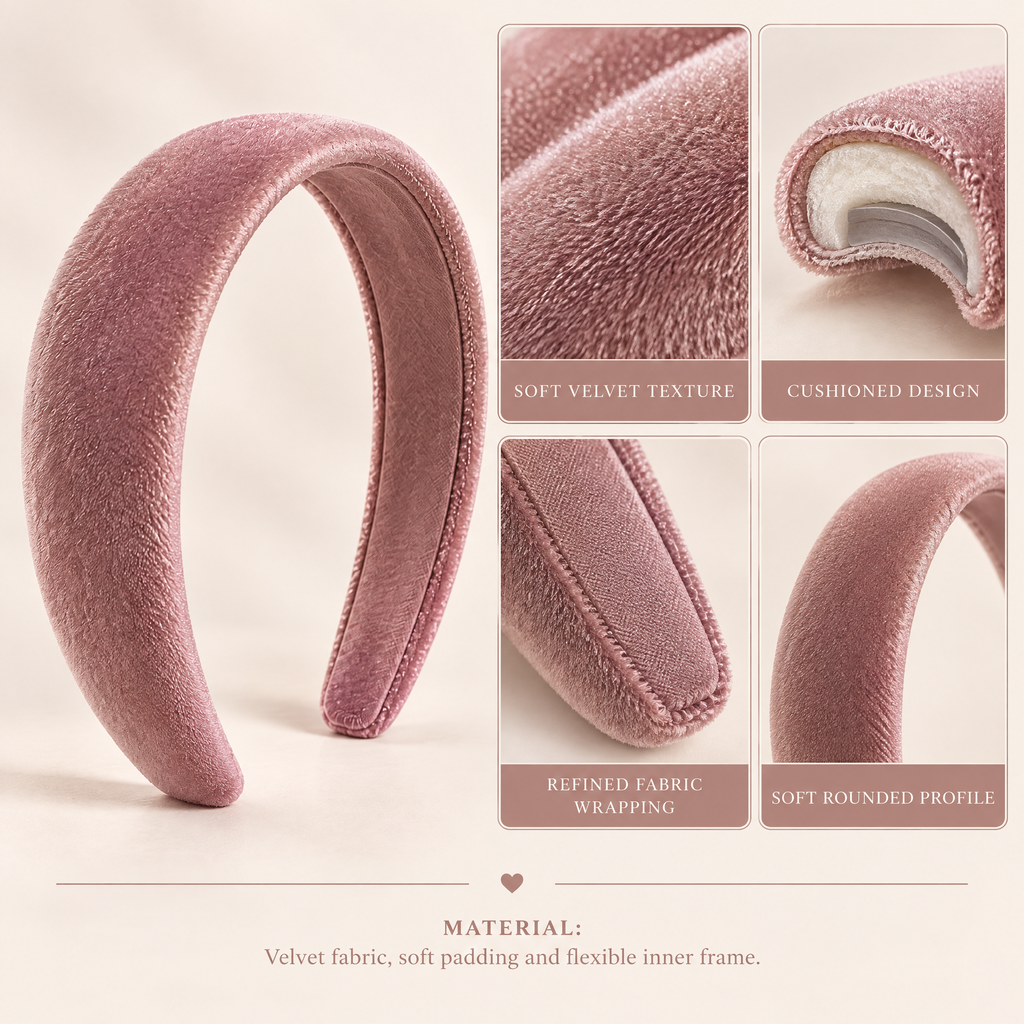 Orenvarden™ Velvet Padded Headband