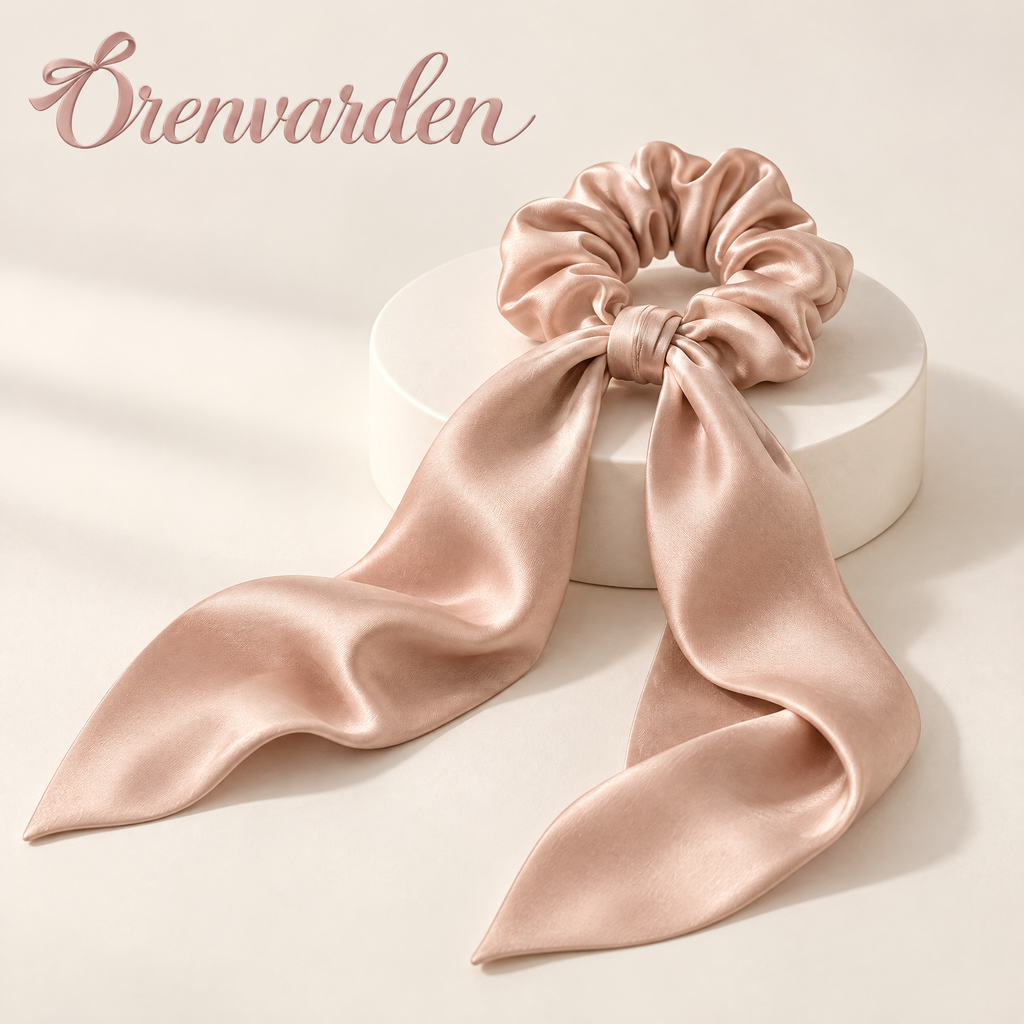 Orenvarden™ Satin Bow Tail Scrunchie