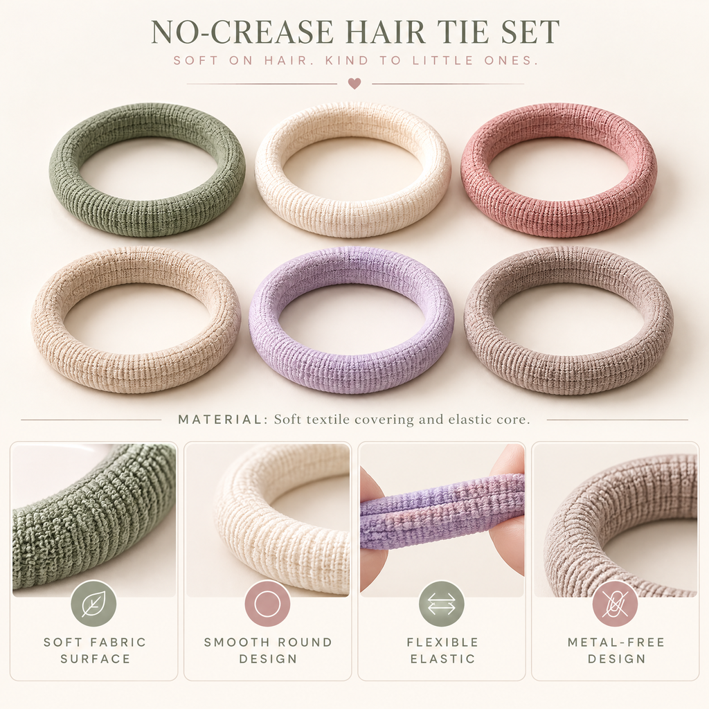Orenvarden™ Soft Stretch Hair Tie Set